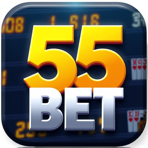 Imagem promocional da 55bet mostrando a plataforma e suas vantagens